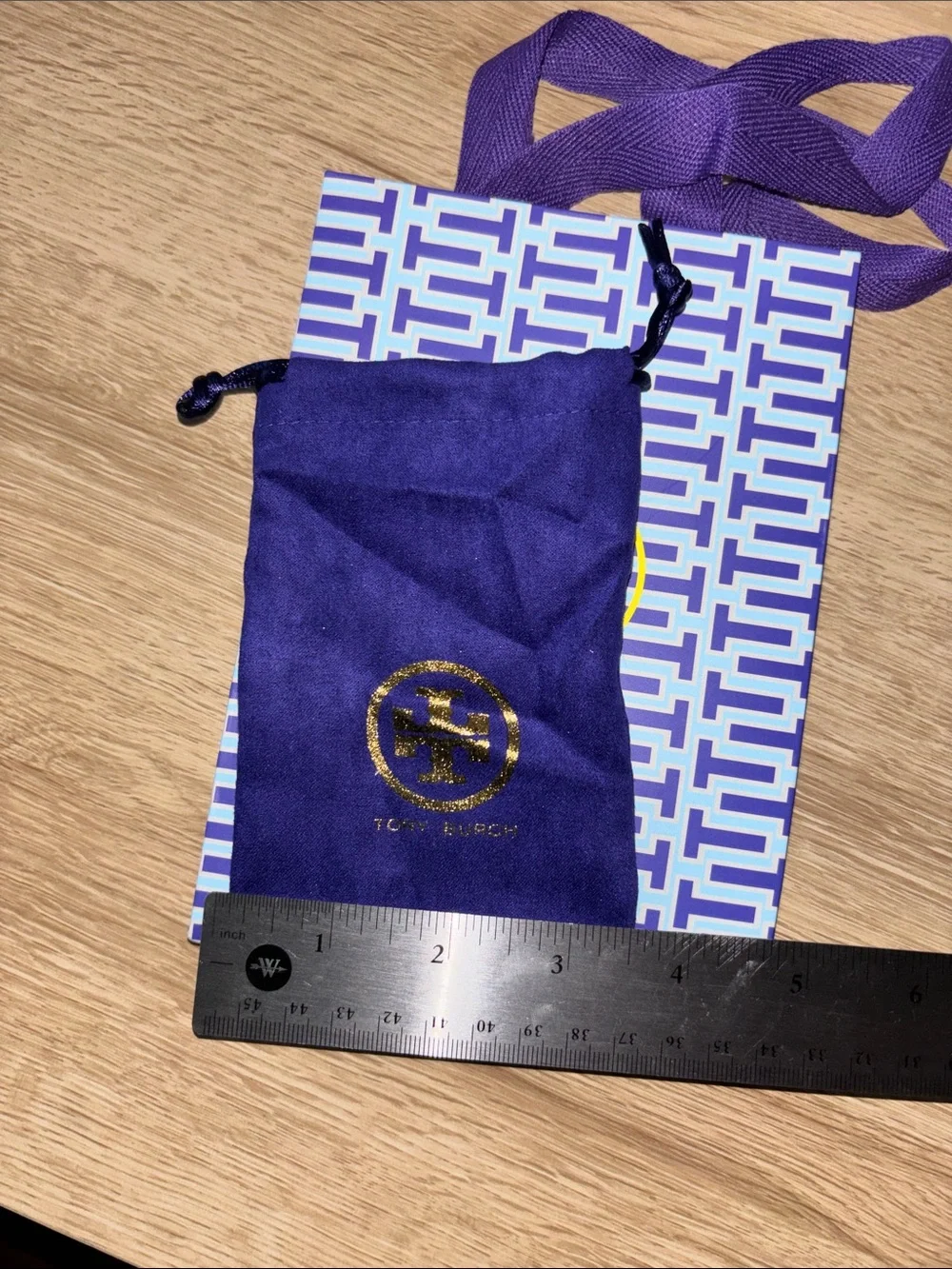 NWT Tory Burch jewelry Pouch and Gift Bag Set
